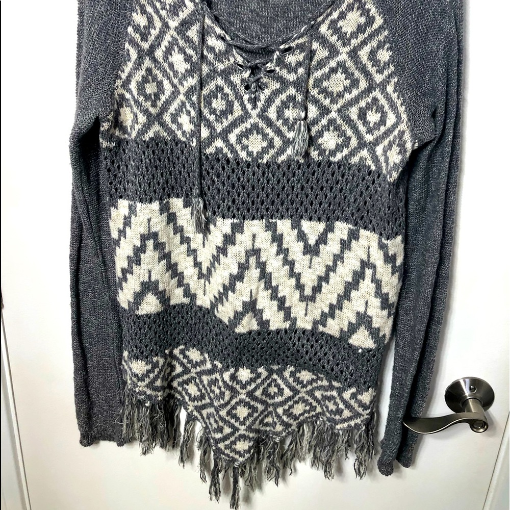 Western style sweater